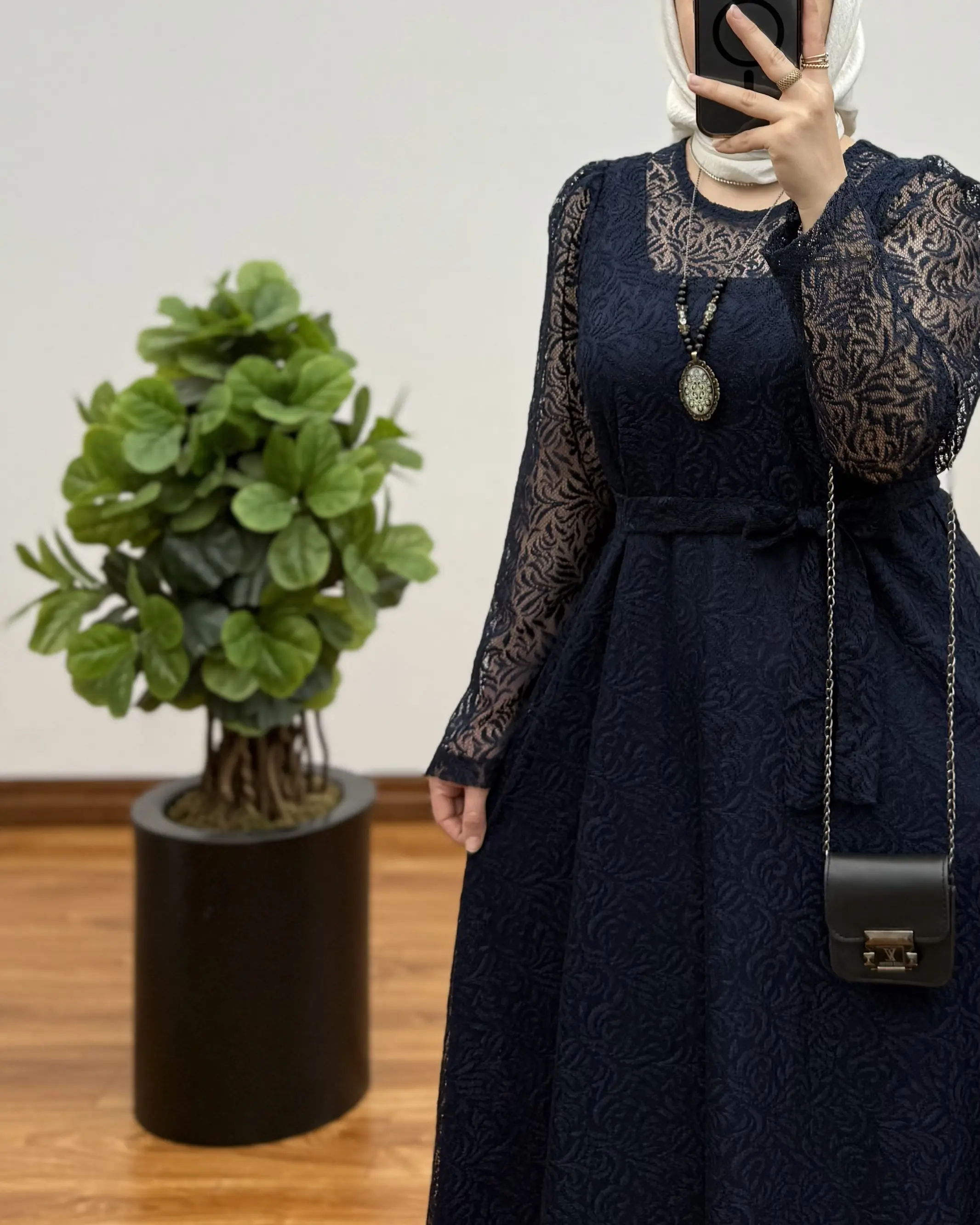 پیراهن مزونی سوپر کلوش دانتل